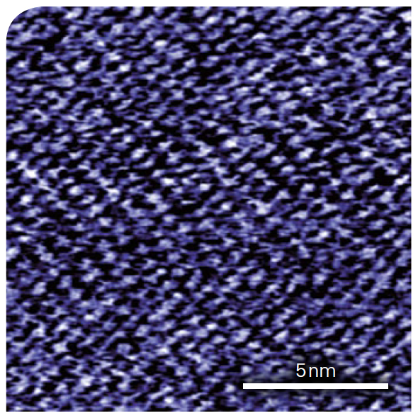 NanoWizard NanoScience - Résolution du réseau atomique sur la calcite