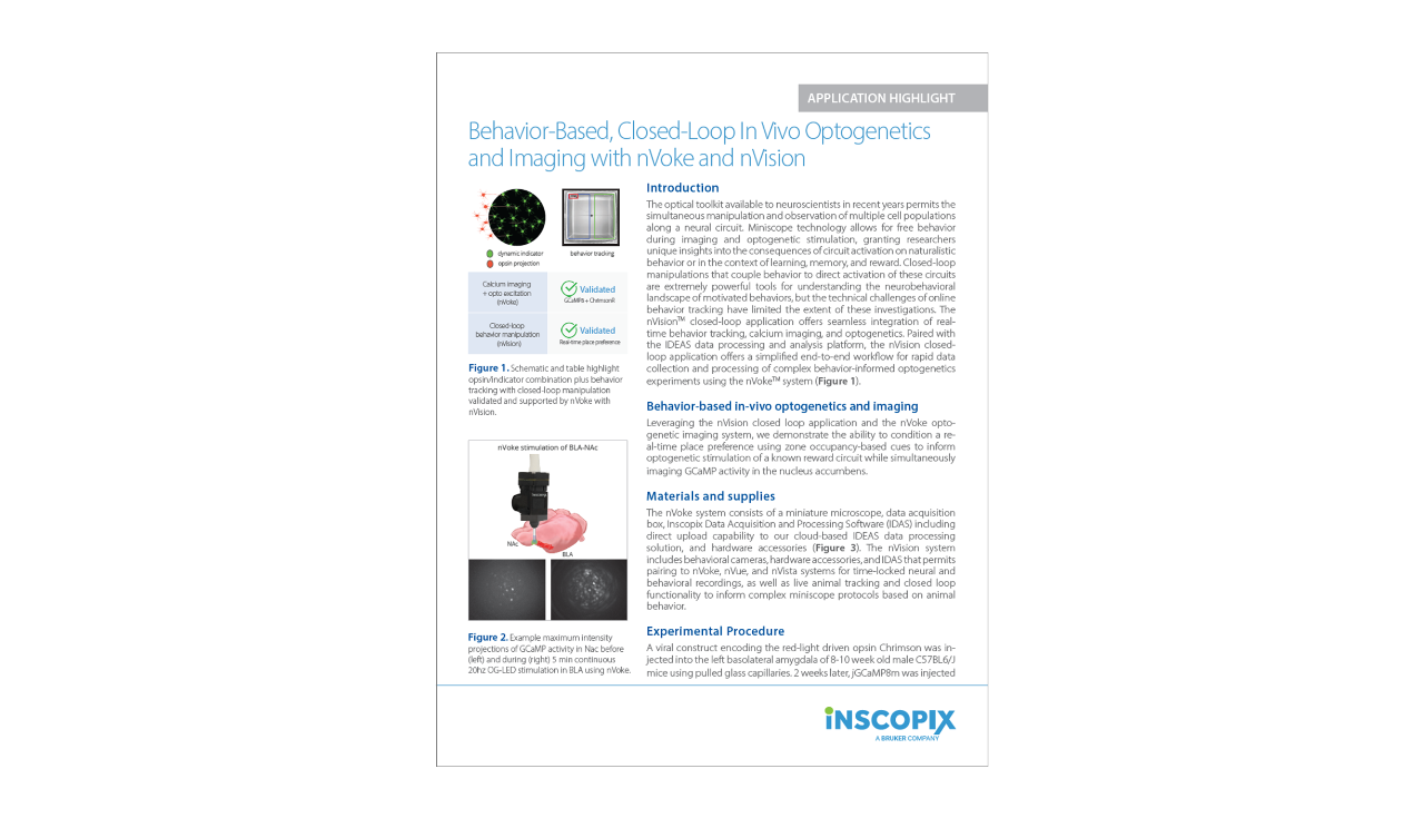 Frame Teaser - Behavior-Based Closed-Loop In Vivo Optogenetics
