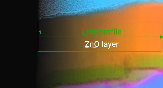 False‑color quantified elemental map showing the spatial distribution of atomic gold concentration within a single gold nanowire, with a color scale indicating Au atomic percentage and a 30 nm scale bar.