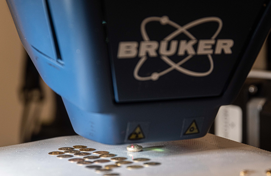 analysis of ancient coins via micro-XRF 