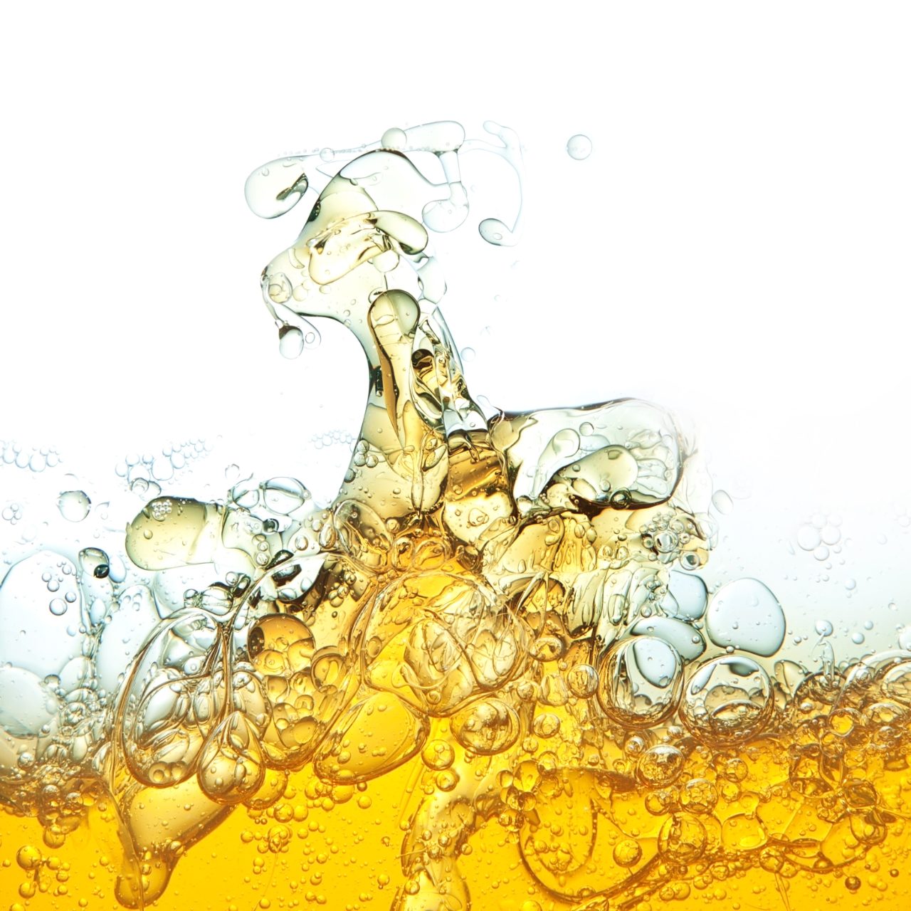 Abstraction, oil bubbles in water.