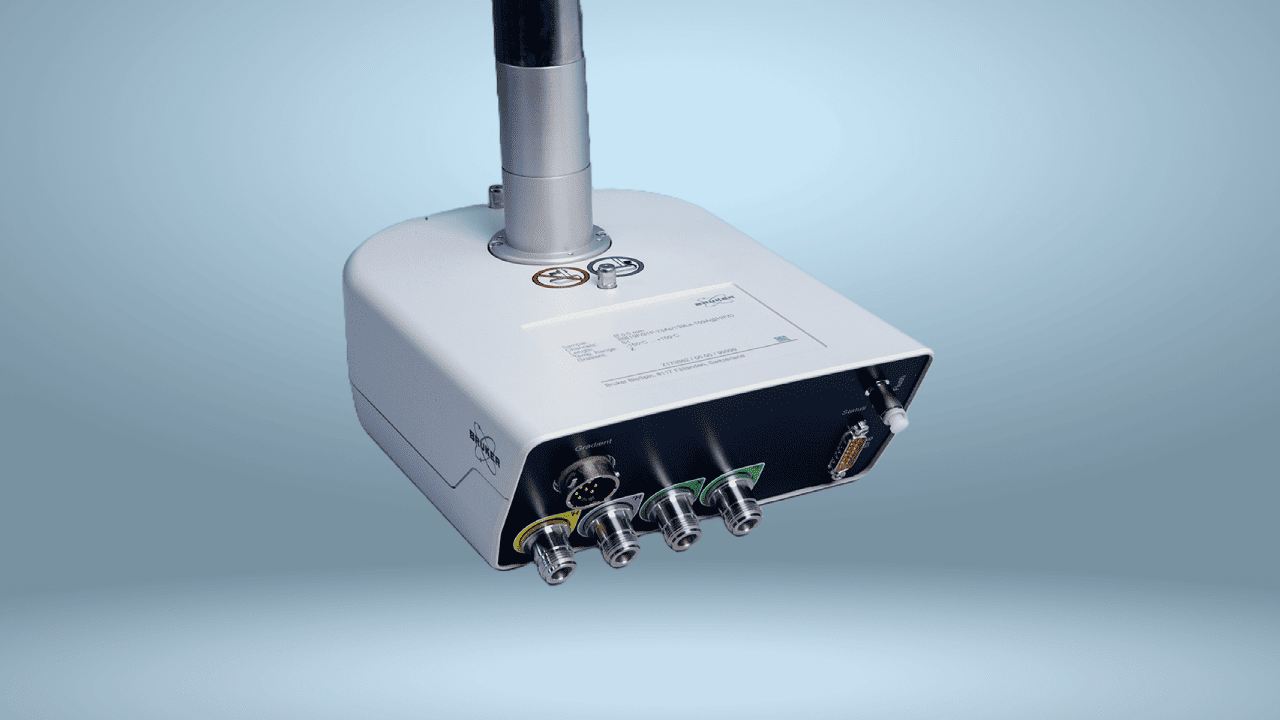 iProbe TXI side view zoomed in on blue background