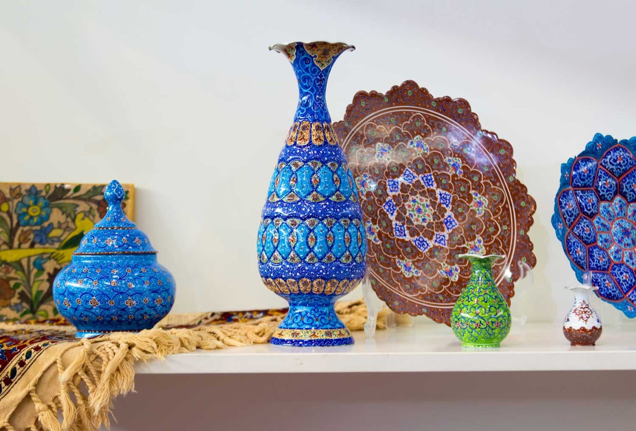 Vases of the middle East. Asian decor