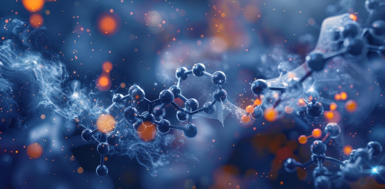 molecules breaking apart