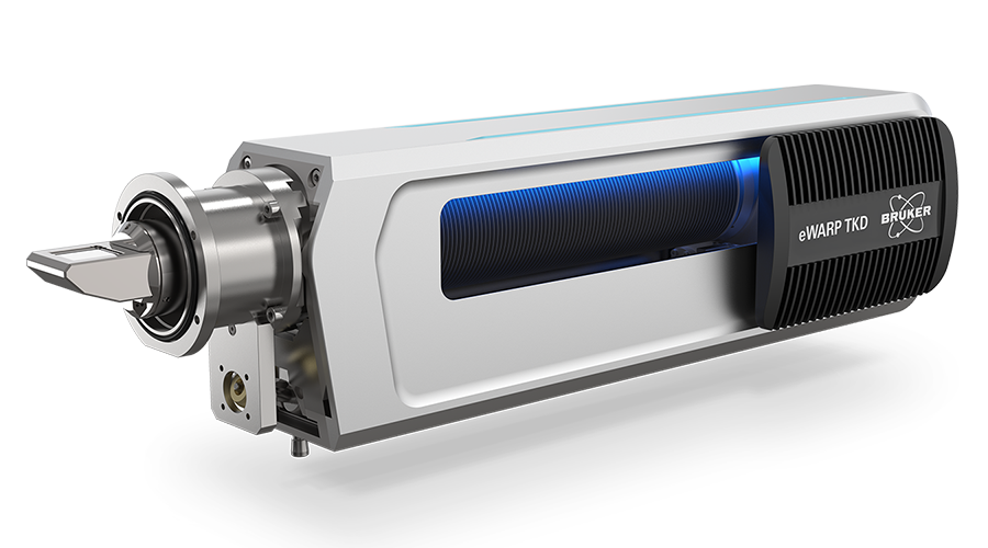 eWARP TKD detector showing on-axis detector head with WARP sensor. 