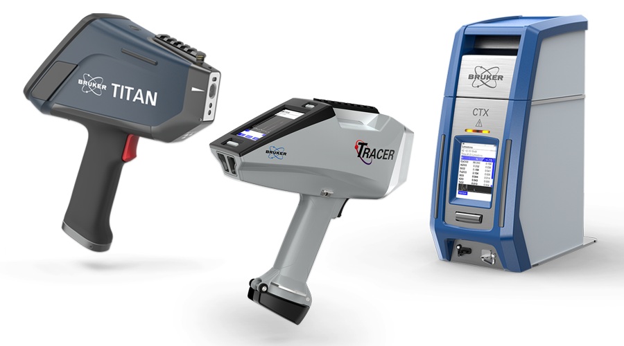 Handheld and mobile XRF spectrometers from Bruker