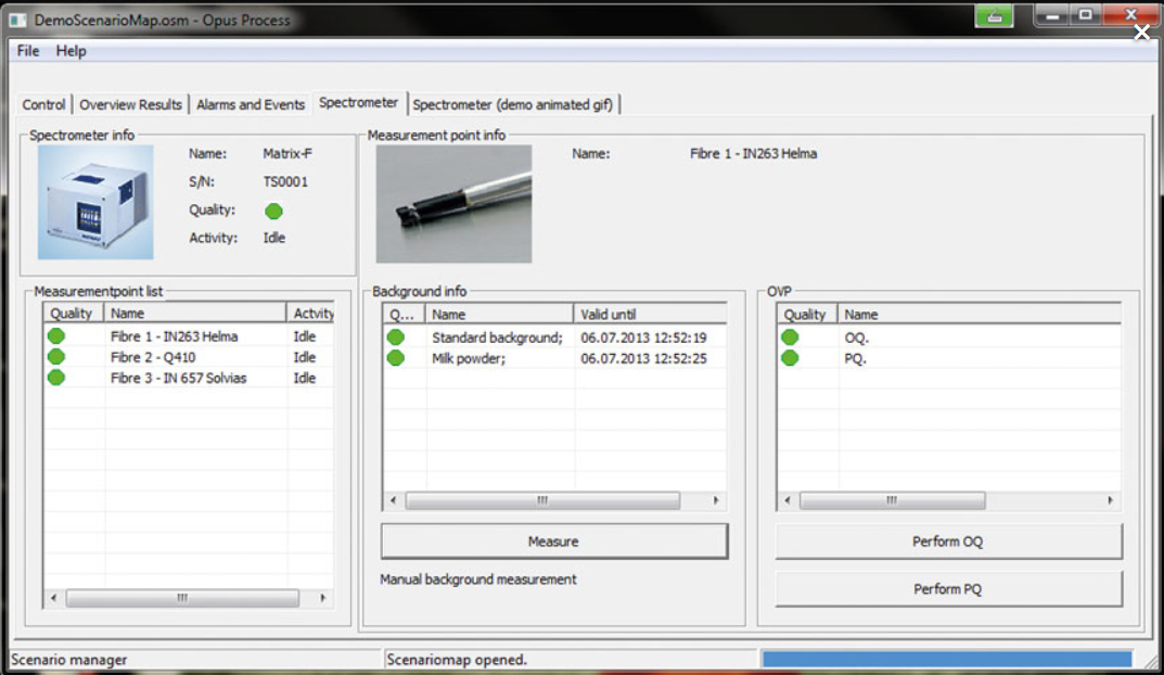 Screenshot OPUS Software CMET-Szenariodefinition
