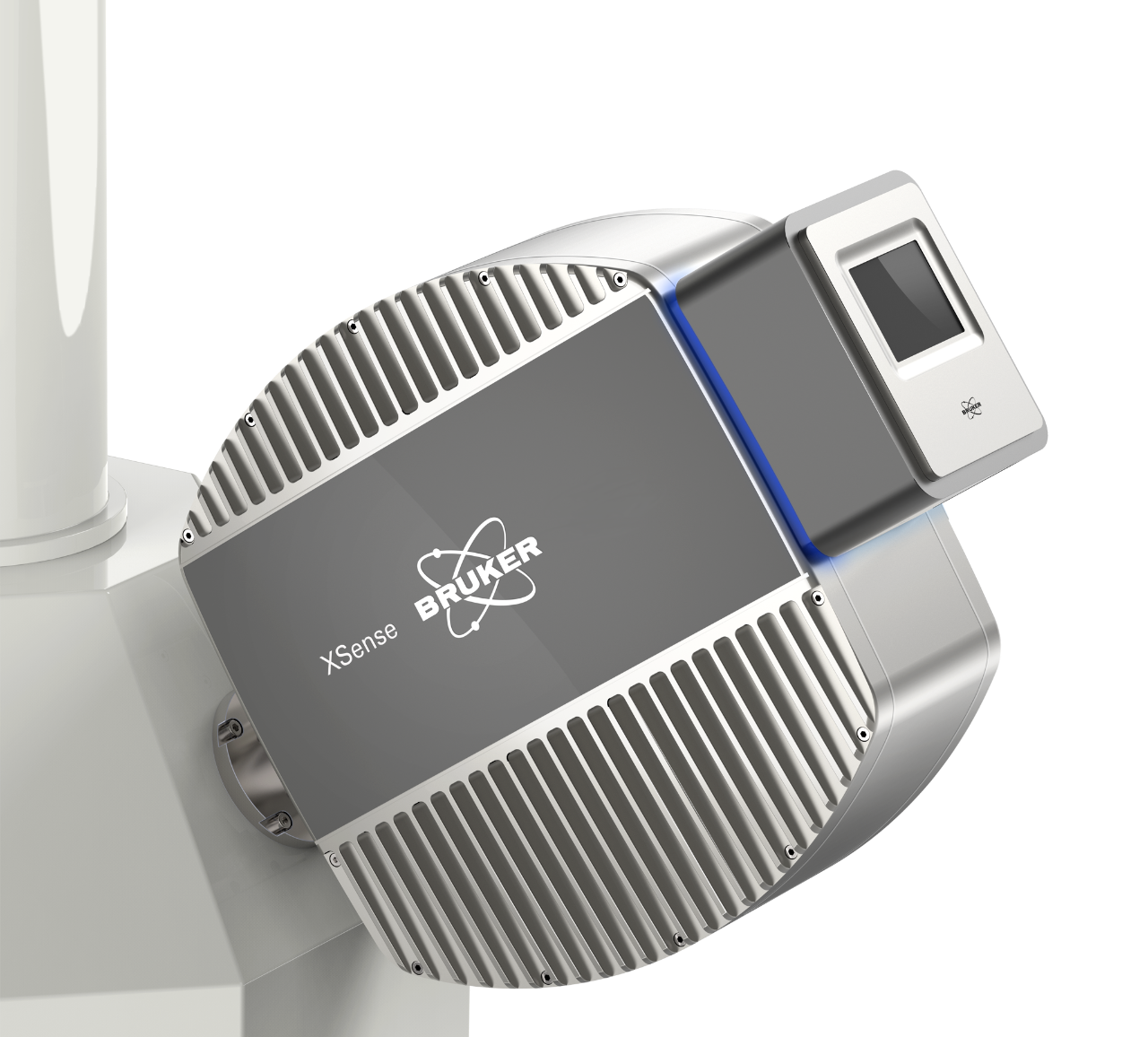 Image showing a XSense parallel beam optic WD spectrometer attached to a SEM