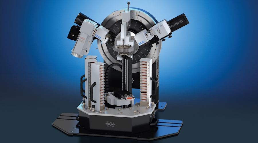 Image of the D8 ADVANCE in powder diffraction configuration