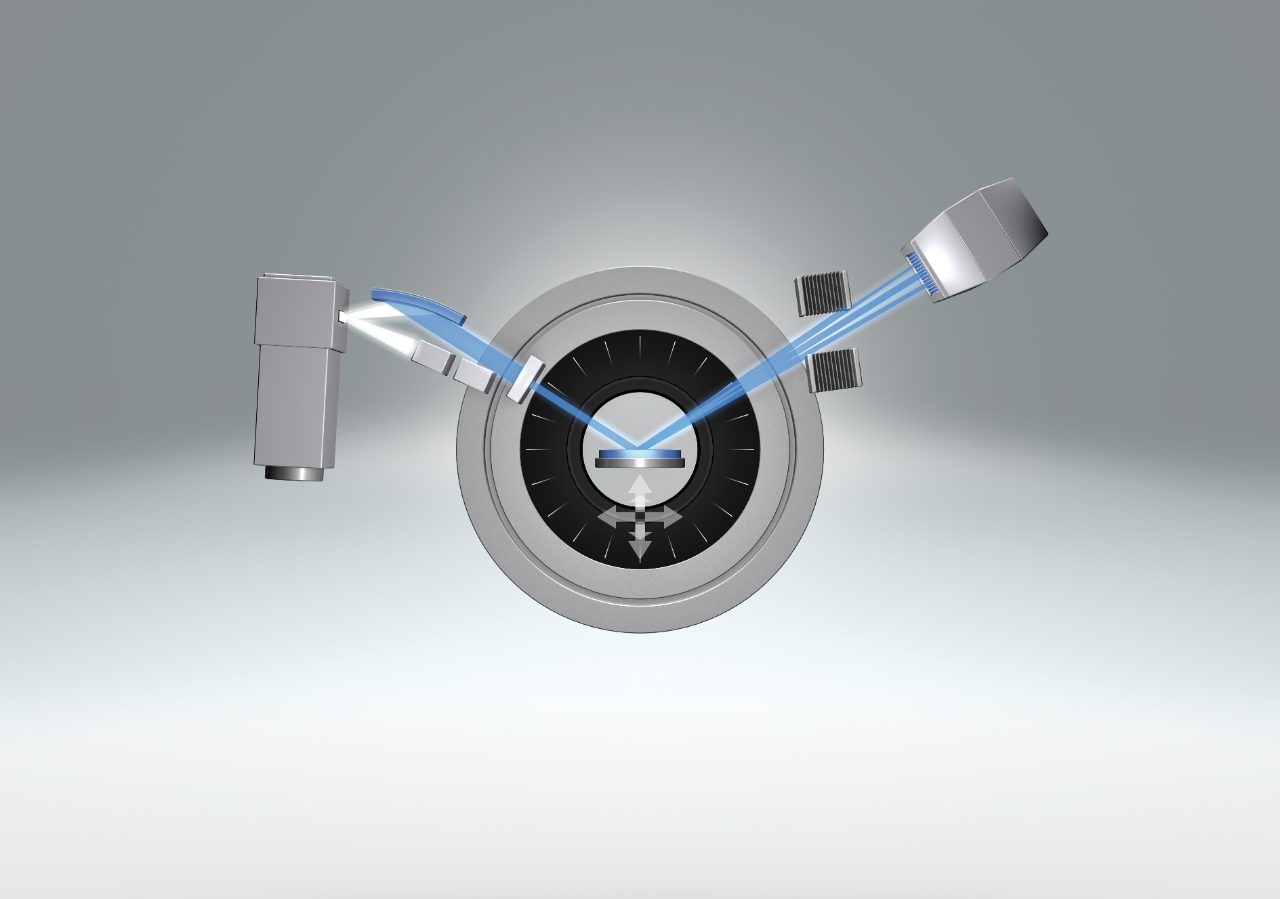 TWIN/TWIN setup for microdiffraction