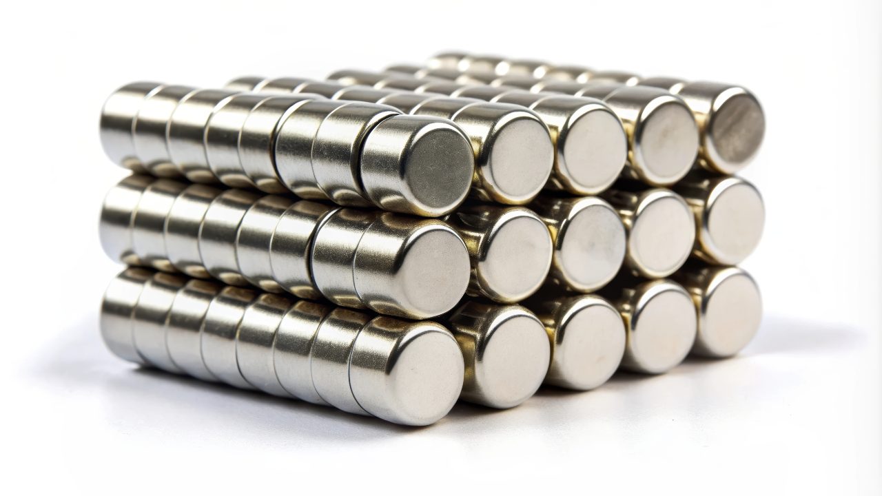 Image of several Nd-Fe-B magnets