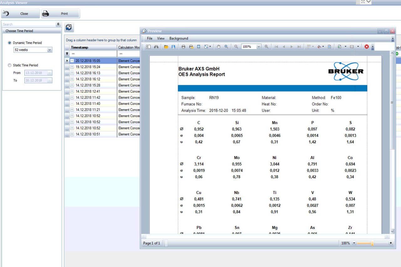 Report Generation from Analysis Viewer