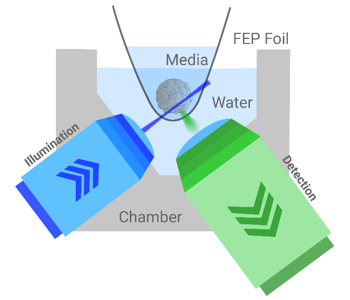 Schematic of the InVi SPIM Lattice Pro geometry