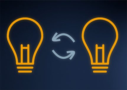Two light bulbs 
