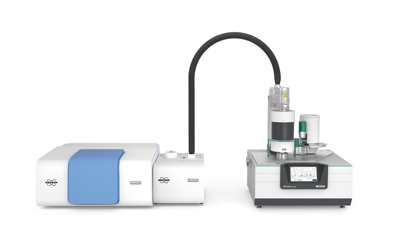 INVENIO with ATR unit coupled with Jupiter from NETZSCH