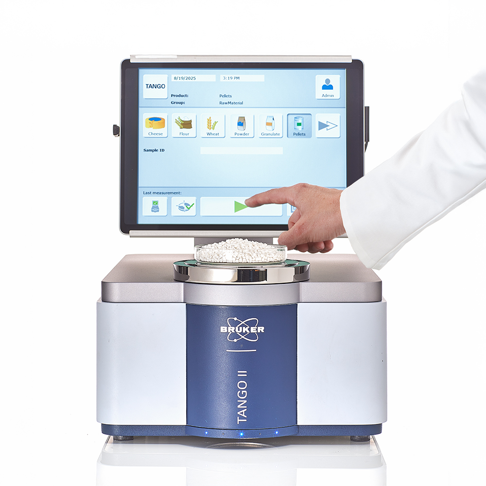 Touch the button to start the measurement