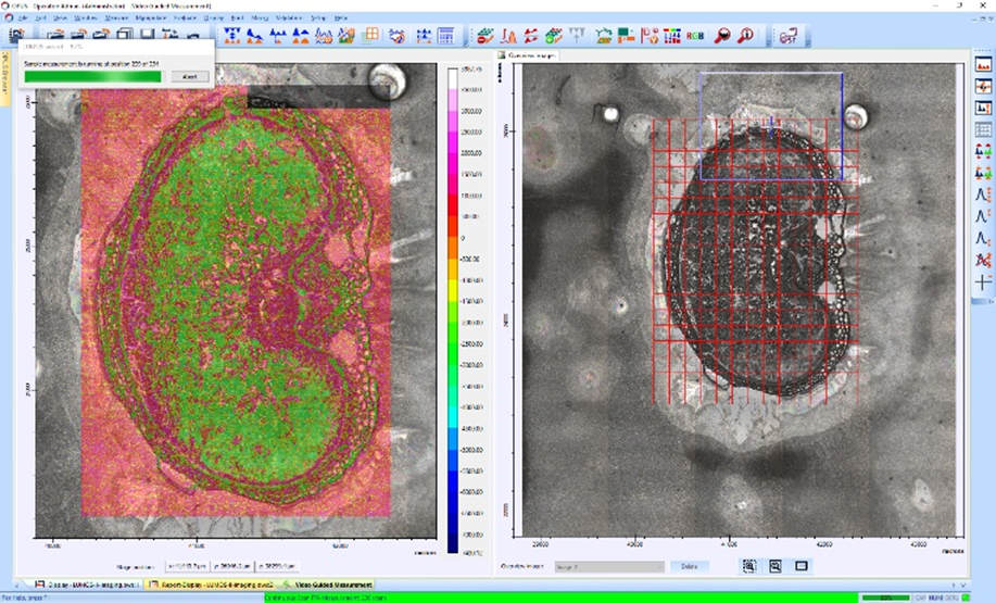 Fully automated imaging measurement with live trace preview.