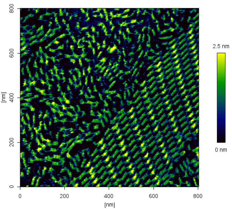 Tile-based DNA nanostructures with individual tiles near an ordered grid.