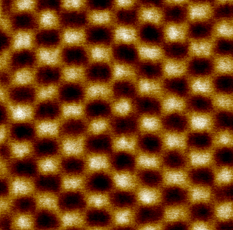 Phase channel imaging with PeakForce MFM (PFMFM-LM probe) for a 0.67x0.67 µm scan