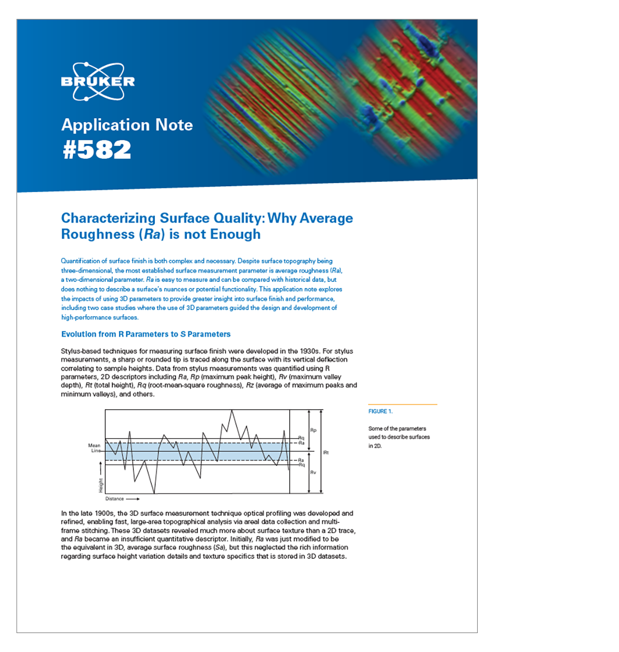 Application Note: Characterizing Surface Quality: Why Average Roughness (Ra)  Is Not Enough | Bruker
