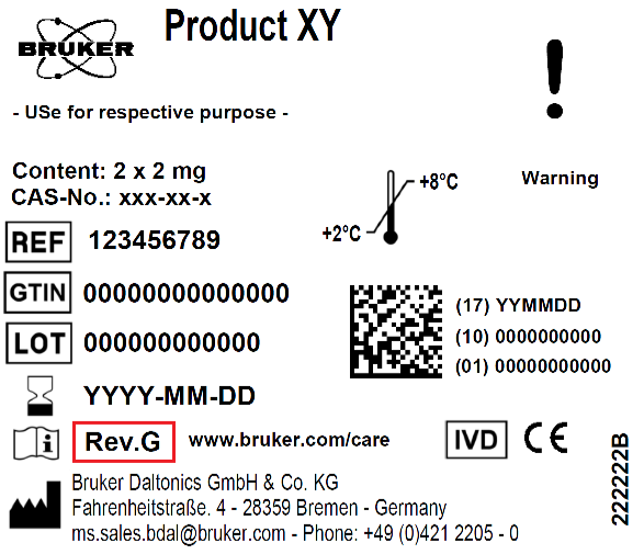 For IVD products, please use the revision that is stated on your product label.