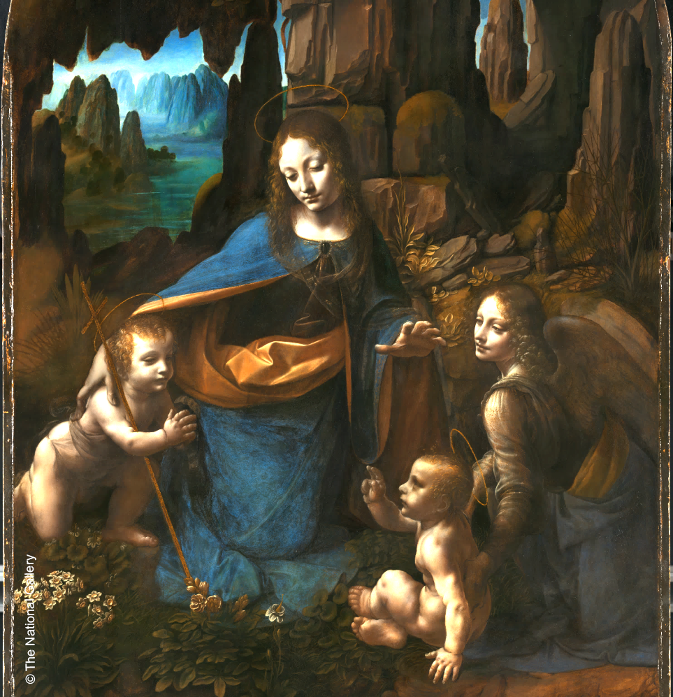Evolution of a Masterpiece: Da Vinci's "Virgin of the Rocks": Leonardo's final vision for the painting and what we can now see in the National Gallery in London