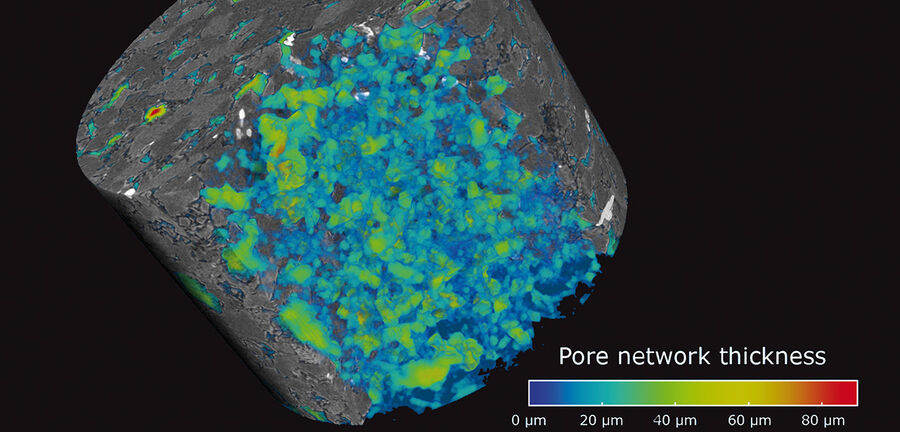 Structural Analysis of the open Pore Network