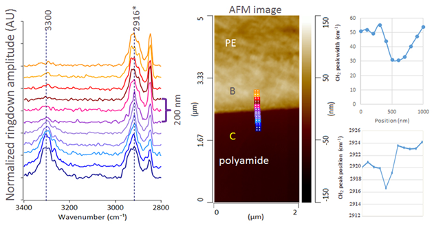 nanoIR - Interfaces de polímero