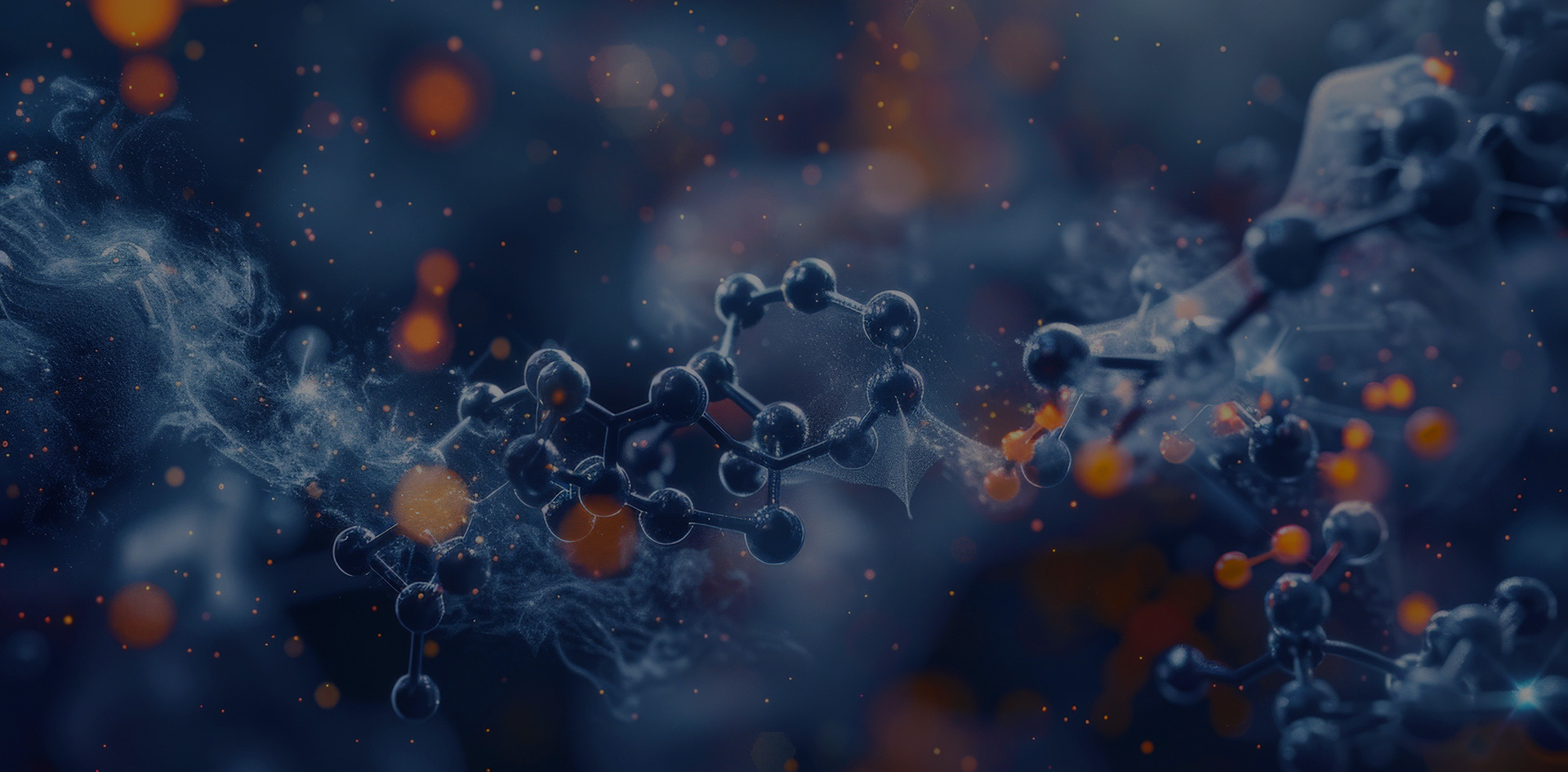 molecules breaking apart