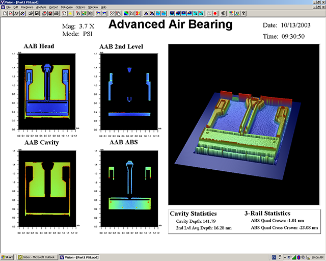 Vision64 analysis software