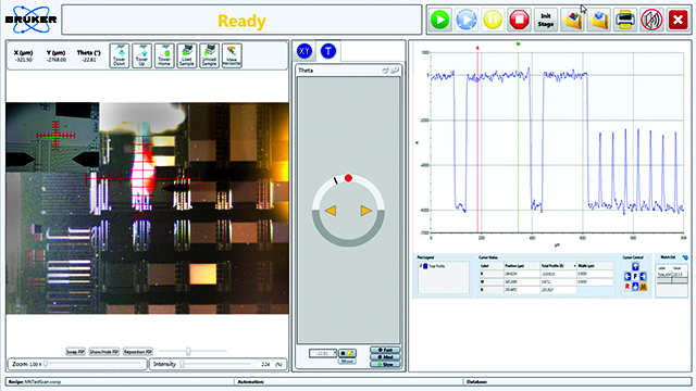 Dektak XTL software interface