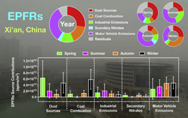 Source Analysis of EPFRs in the Atmosphere