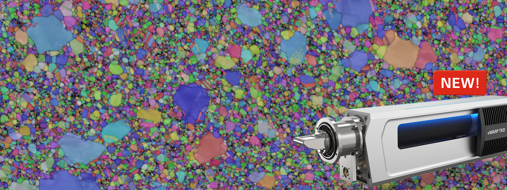 eWARP TKD detector overlaid on a results map at nanoscale resolution. 