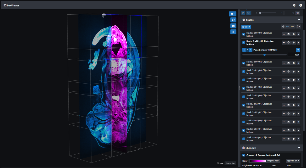 LuxBundle LuxViewer for Image Viewing GUI Screenshot