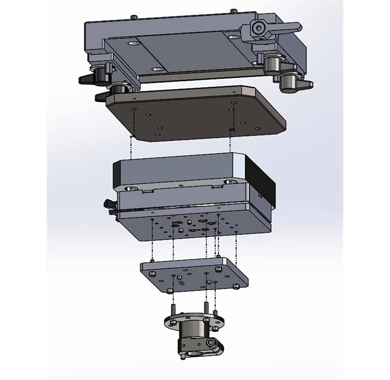 Assembly diagram of the 6D Force-Torque Sensor