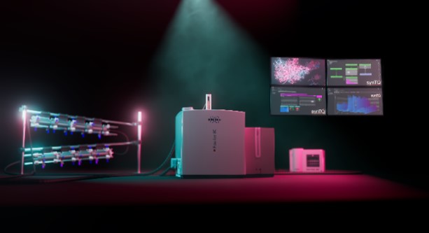 Fourier PAT and Matrix-MF piloting a flow process, orchestrated by synTQ PAT management software