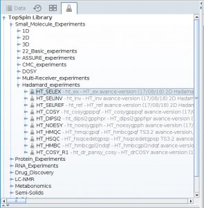 TopSpin library