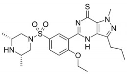 structure of sulfoaildenafil