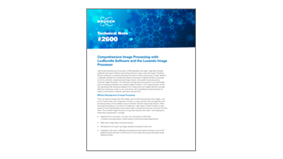 Tech Note: Comprehensive Image Processing with LuxBundle Software and ...