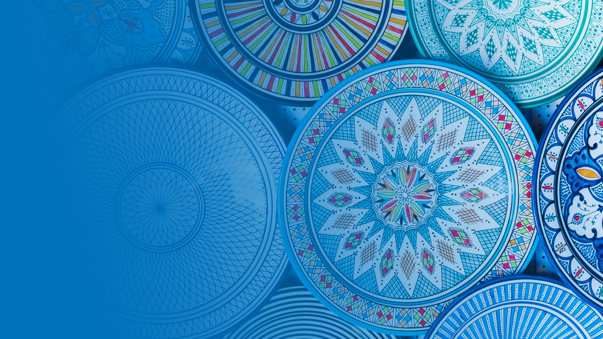 Abstract blue Waves