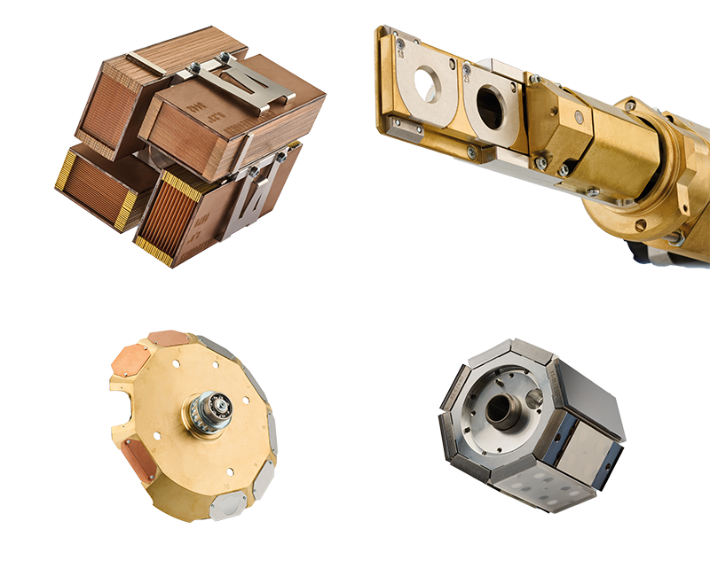 Image showing a collimator changer with 4 positions and a mask changer with 5 positions to suit a vareity of sample sizes