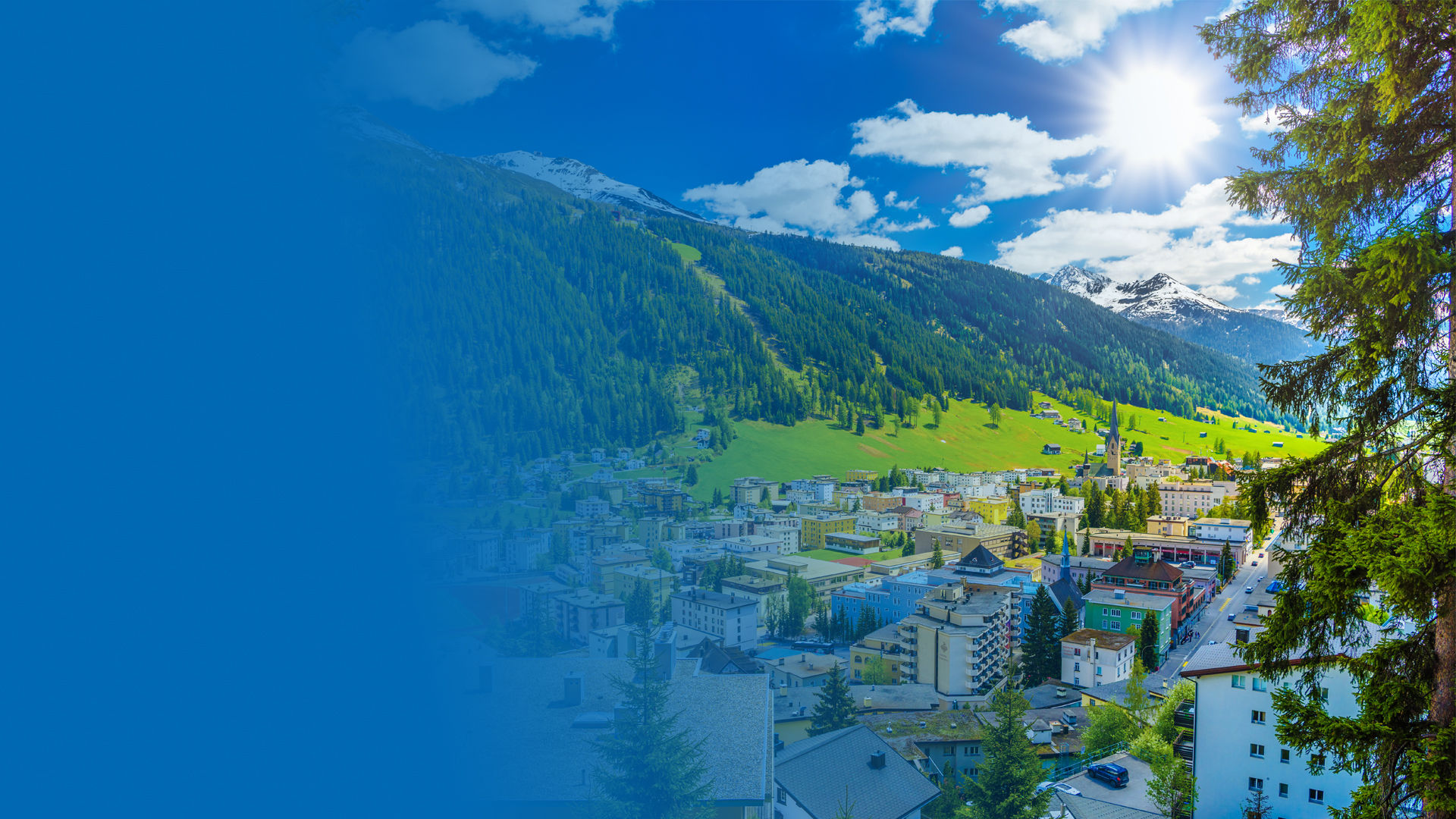 View of Davos, Switzerland