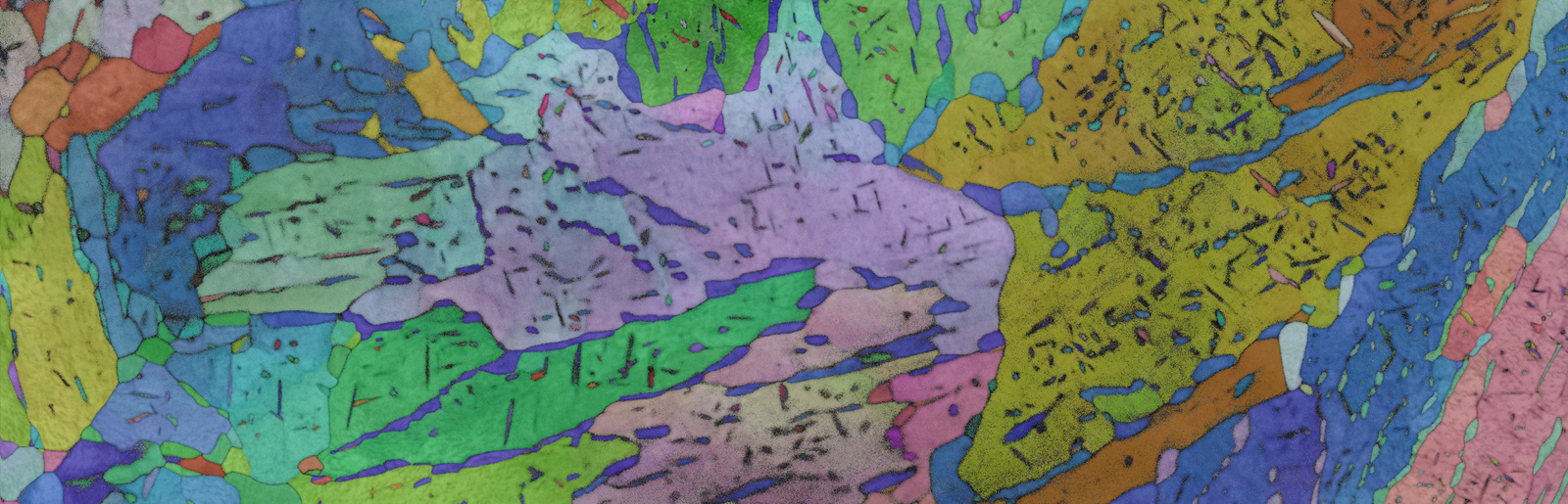 High-resolution TKD orientation map of 3D printed dual steel