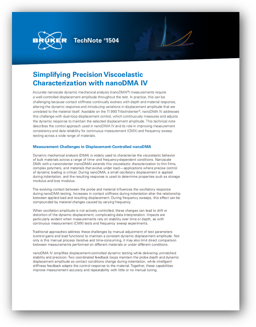 Tech Note: Simplifying Precision Viscoelastic Characterization with ...