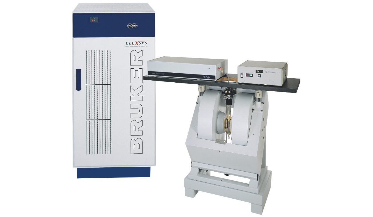 X-band E580 FT/CW EPR spectrometer with console, magnet, MW bridge and TWT amplifier