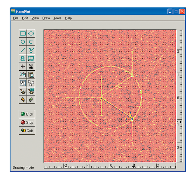 Innova AFM - Silicon Nanolithography with NanoPlot