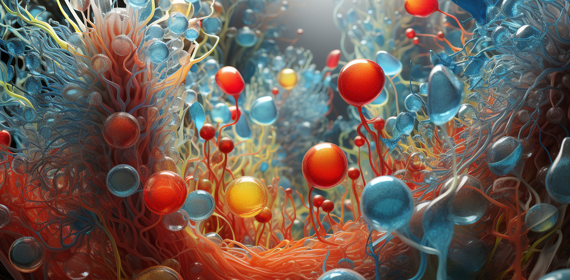 arrangement of molecules in a glycoprotein