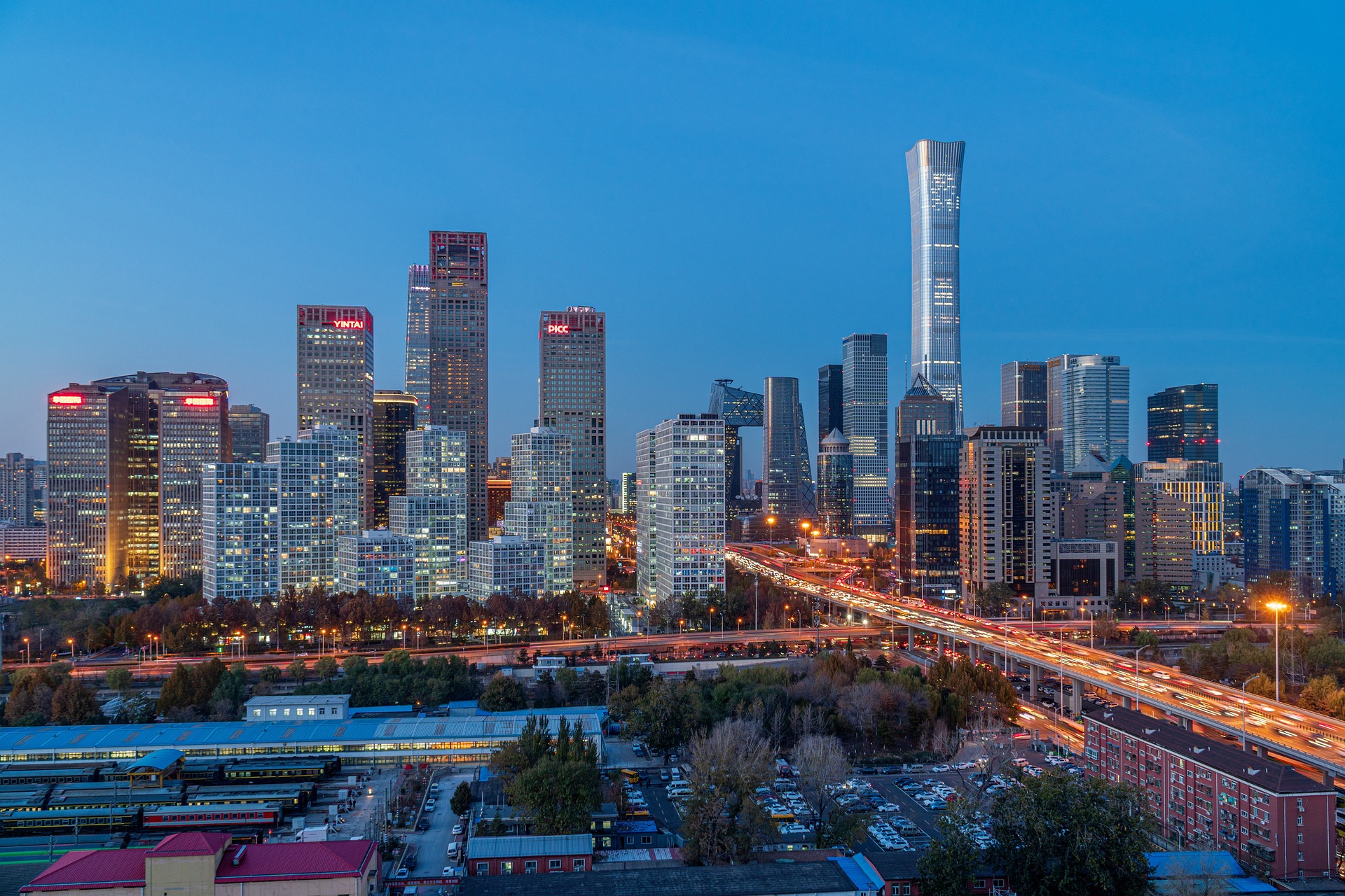 Beijing city skyline