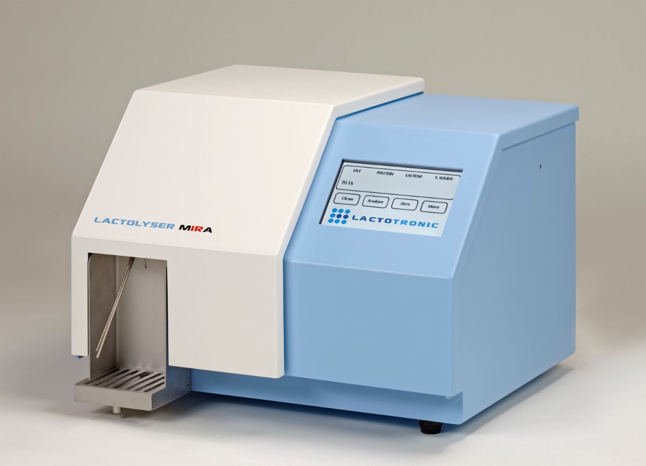 MIRA milk analyzer for the determination of fat, protein and lactose