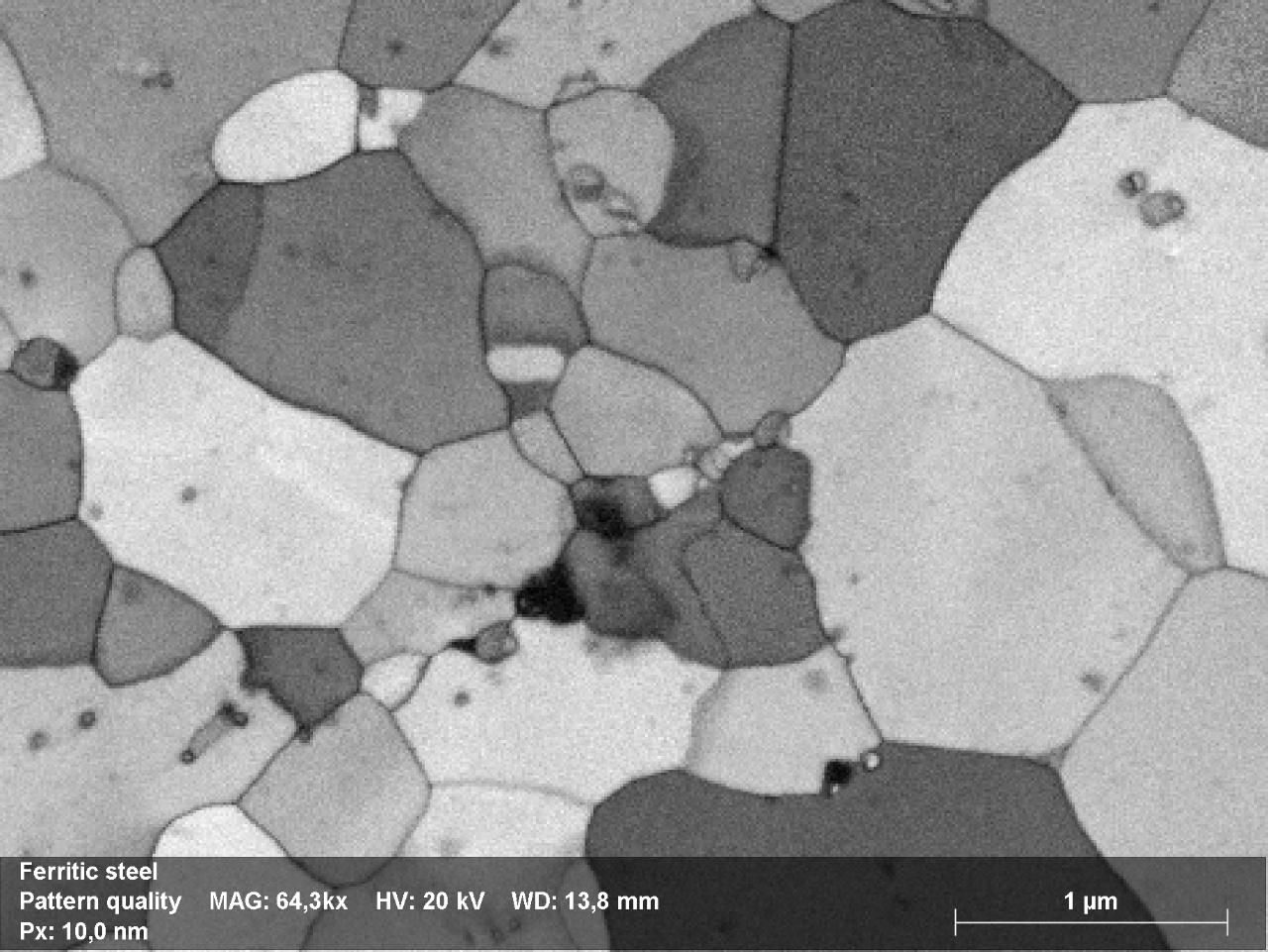 TKD采集的花样质量图